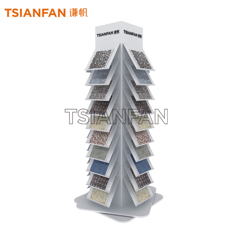 馬賽克展示架旋轉架