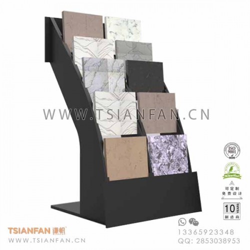 花崗巖臺(tái)面架-階梯形石材展示架-公司