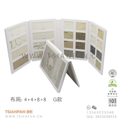爆款石英石塑料樣品冊