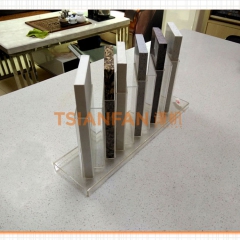 微晶石臺面架-大理石石瓷磚樣品陳列架-亞克力材質(zhì)