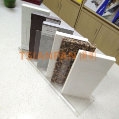 微晶石臺面架-大理石石瓷磚樣品陳列架-亞克力材質(zhì)