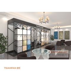 瓷磚推拉展架尺寸可調(diào)節(jié)-600 800瓷磚展示架-結(jié)實耐用