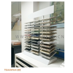 定做-亞克力人造石展架-微晶石展示架