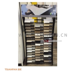 廠家生產-崗石落地架-石材展架報價-鐵架定制