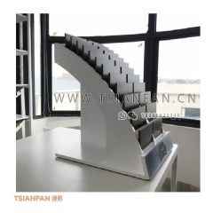 花崗巖臺(tái)面架-階梯形石材展示架-公司